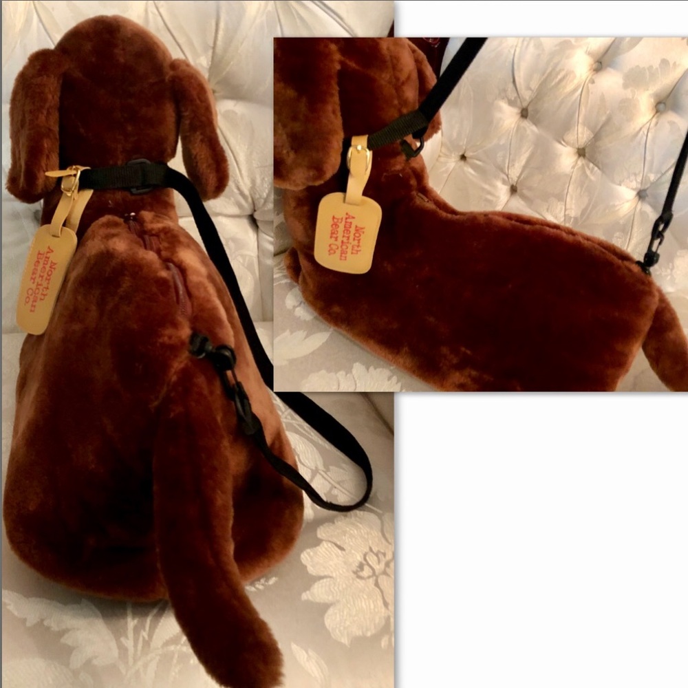 1999 DACHSHUND CARRYON W/WHEELS LUGGAGE BAG - Picture 7 of 9